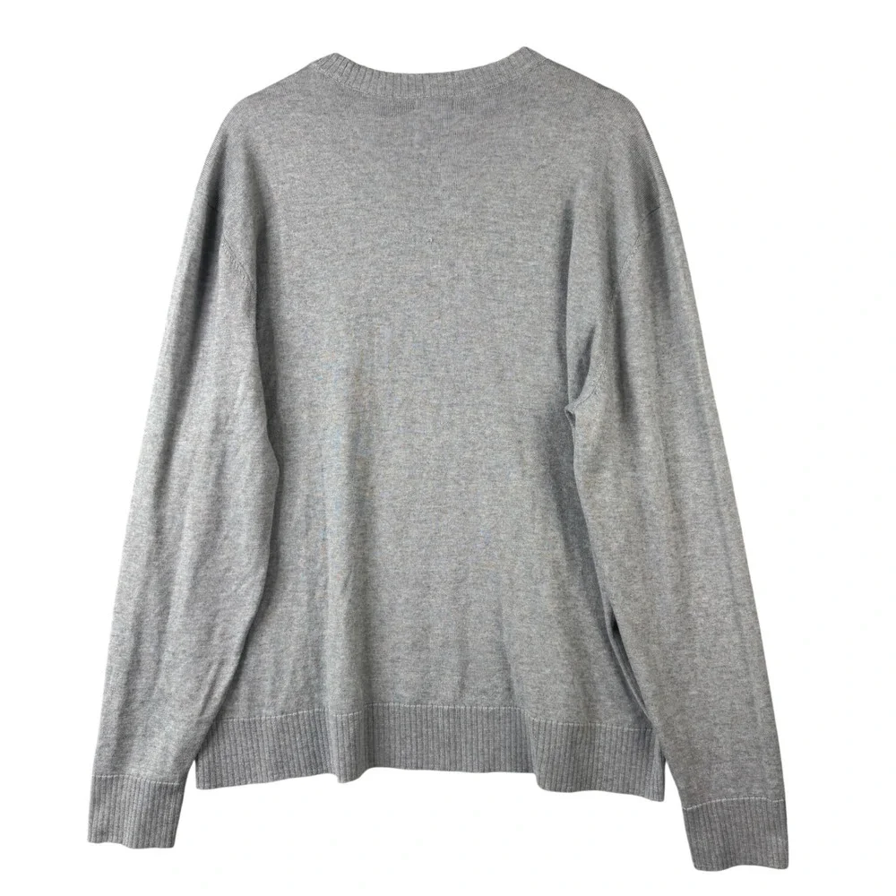 Smartwool Sparwood Crew Sweater Mens XXL Gray Merino Wool Blend SW016426